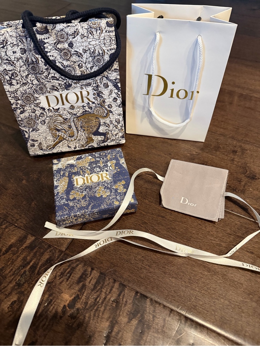 Dior Shopping Bag set and Box